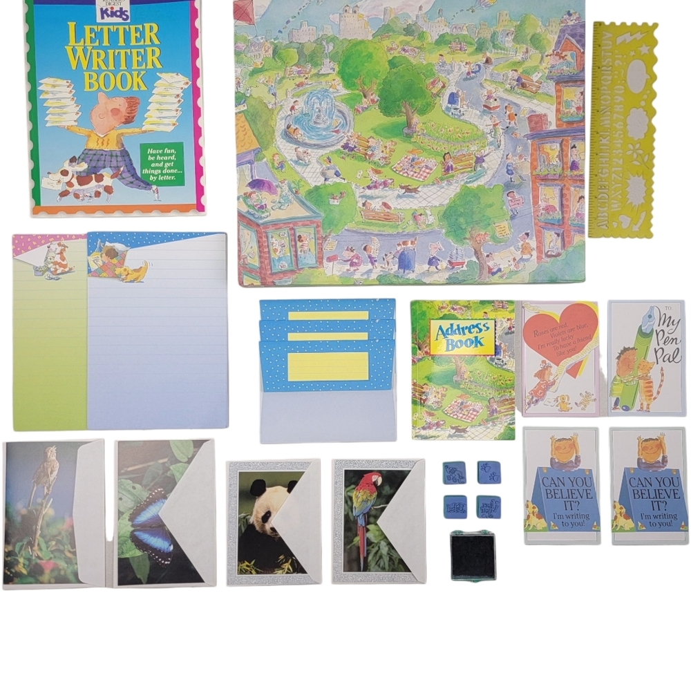 Reader's Digest Kids Stationery Set 1994